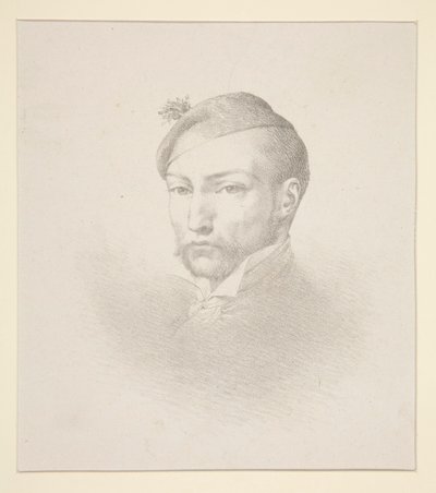 Porträt von Gericault von Léon Cogniet
