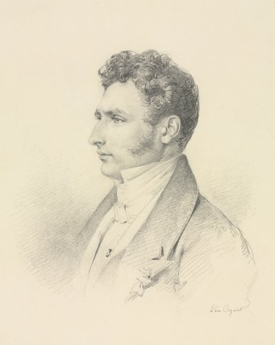 Porträt eines Gentlemans, ca. 1835 von Léon Cogniet