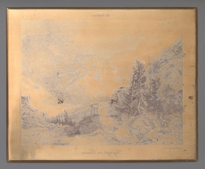 Landschaft in der Schweiz von Léopold Desbrosses