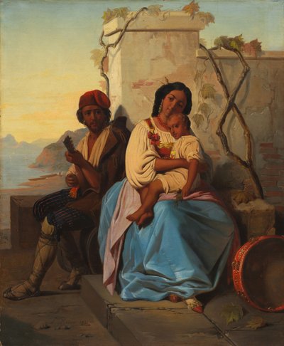 Italienische Szene, undatiert von Léopold Robert