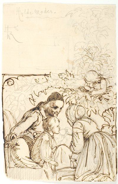 Holunderfrau von Lorenz Frølich