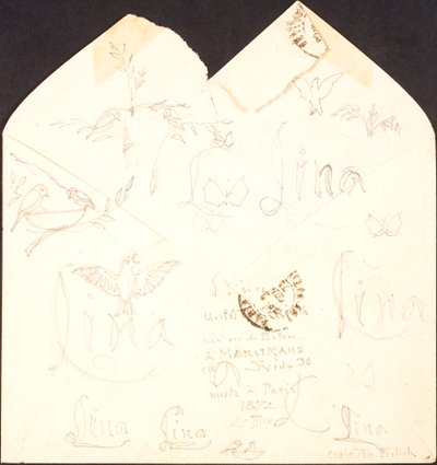 Umschlag mit Zeichnungen von Lorenz Frølich