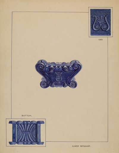 Salzfass, ca. 1937 von Lorenz Rothkrantz