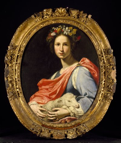 Eine Allegorie der Unschuld, ca. 1640 von Lorenzo Lippi