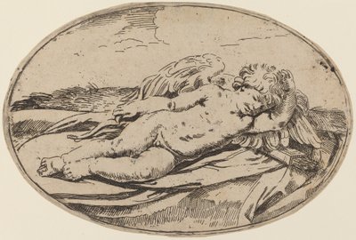 Schlafender Amor von Lorenzo Loli after Guido Reni