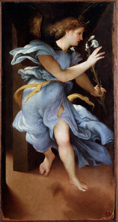 Engel der Verkündigung von Lorenzo Lotto