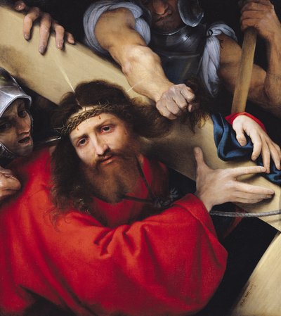 Christus trägt das Kreuz, 1526 von Lorenzo Lotto