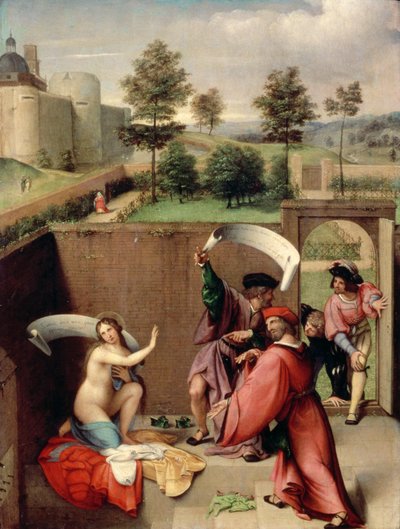 Susanna und die Ältesten, 1517 von Lorenzo Lotto