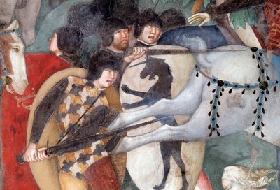 Die Kreuzigung, (Detail) von Lorenzo Salimbeni
