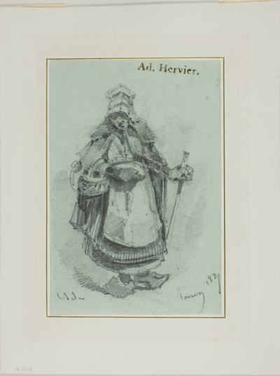 Bäuerin von Louis Adolphe Hervier