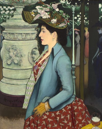 Eine elegante Frau im Élysée Montmartre von Louis Anquetin