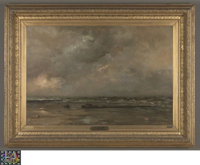 Meereslandschaft bei De Panne von Louis Artan de Saint Martin