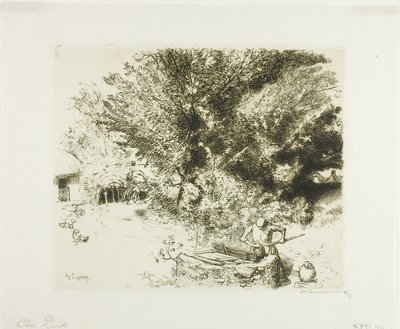 Am Brunnen von Louis Auguste Lepère