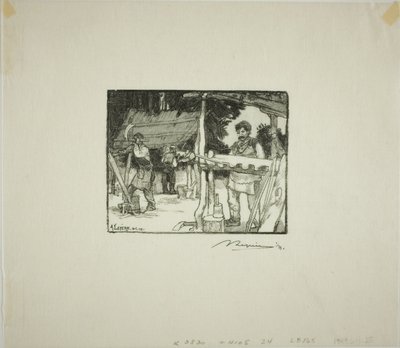 Lattenmacher von Louis Auguste Lepère