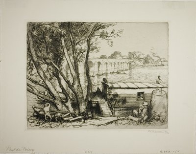 Poissy von Louis Auguste Lepère