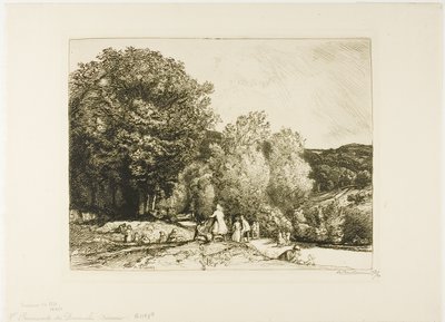 Sonntagsspaziergang von Louis Auguste Lepère