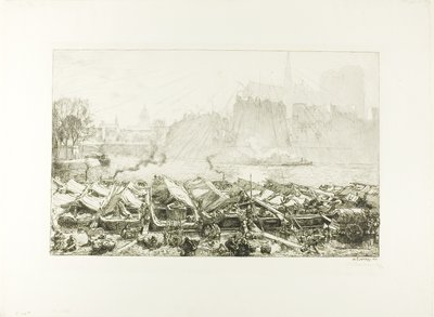 Der große Apfelmarkt von Louis Auguste Lepère