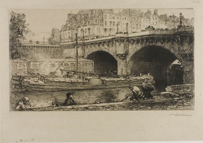 Die Pont-Neuf von Louis Auguste Lepère