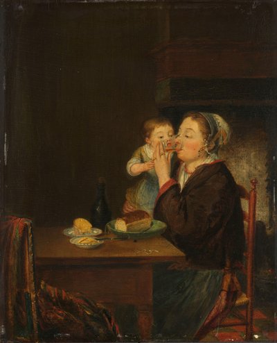 Eine Mutter und ihr Kind von Louis Bernard Coclers