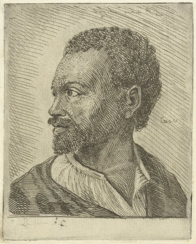Porträt eines Abessiniers von Louis Bernard Coclers