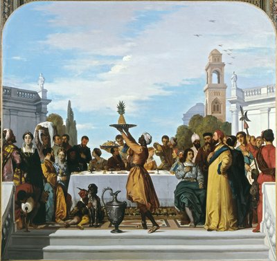 Fest im venezianischen Stil, Mittelteil von Louis Boulanger