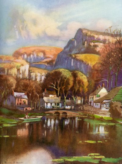 Cheddar-Schlucht, Somerset, 1924-1926 von Louis Burleigh Bruhl