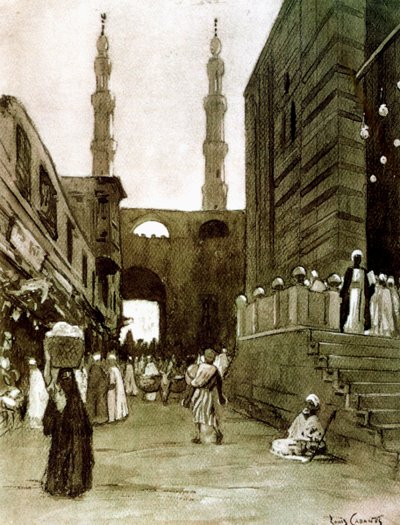 Bab El Fetouh, Kairo, Ägypten von Louis Cabanes