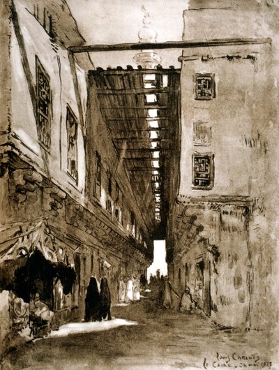 Souks, Kairo von Louis Cabanes