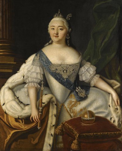 Porträt der Kaiserin Elisabeth 1709-1762 von Louis Caravaque