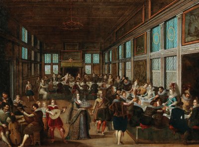 Hochzeitsgesellschaft, 1605 von Louis Caullery de