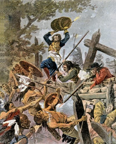 Dollard des Ormeaux von Louis Charles Bombled