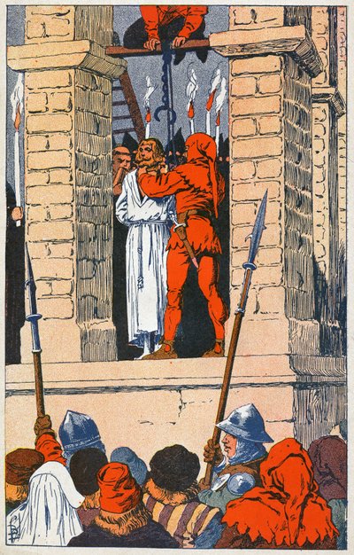 Hinrichtung von Enguerrand de Marigny von Louis Charles Bombled