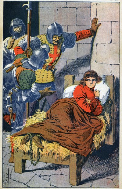 Johanna von Orléans im Gefängnis von Louis Charles Bombled