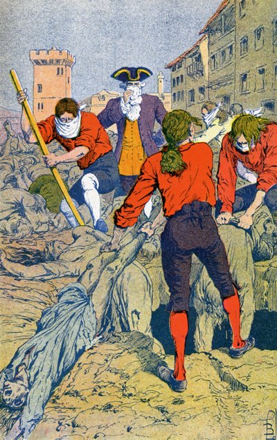 Pest von Marseille von Louis Charles Bombled