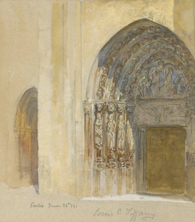 Senlis, 26. Juni 1891 von Louis Comfort Tiffany