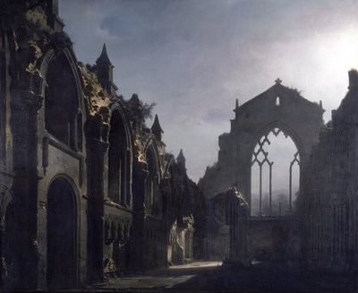 Die Ruinen der Holyrood-Kapelle von Louis Daguerre