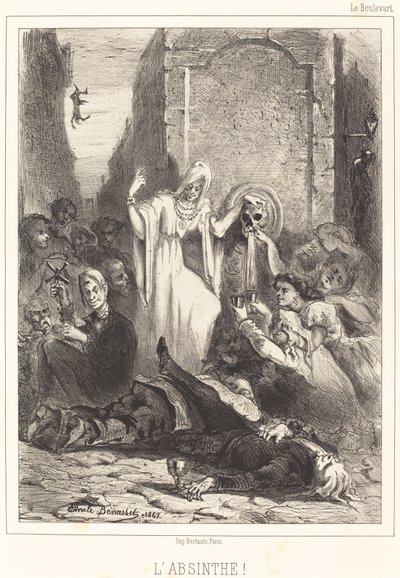 Der Absinth von Louis Emile Benassit