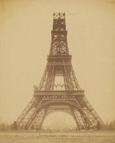 Bau des Eiffelturms von Louis Emile Durandelle
