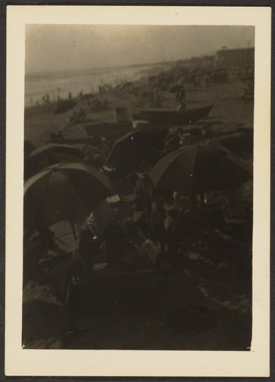 Strandszene von Louis Fleckenstein