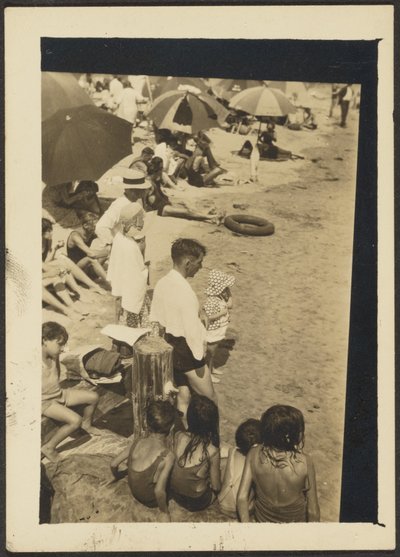 Strandszene von Louis Fleckenstein