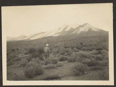 Figur in Landschaft von Louis Fleckenstein
