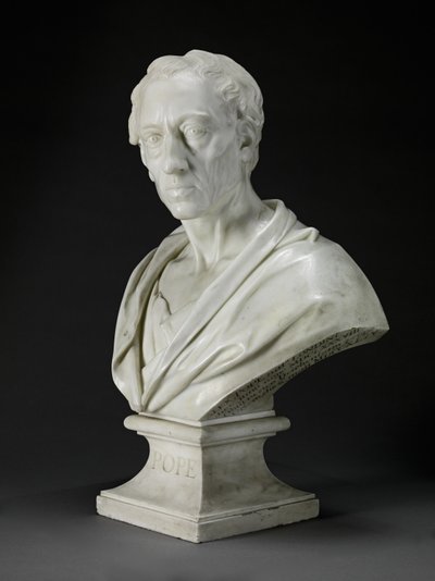 Alexander Pope (1688-1744), 1741 von Louis Francois Roubilliac