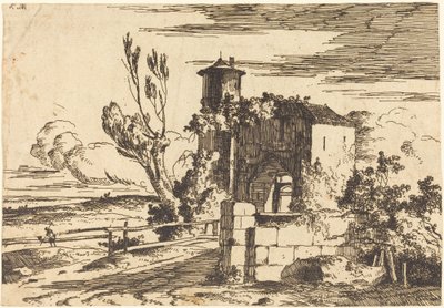 Monumentaler Eingang von Louis Gabriel Moreau the Elder