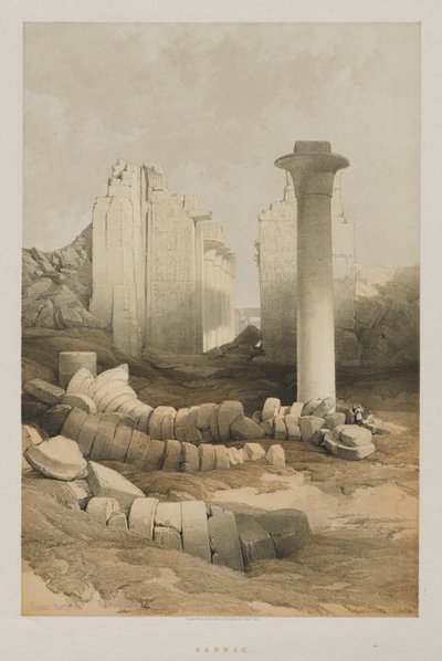 Ägypten und Nubien, Band II: Karnak von Louis Haghe