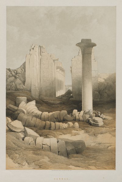 Ägypten und Nubien, Band II: Karnak, 1848 von Louis Haghe
