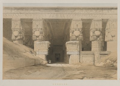 Ägypten und Nubien, Band I: Dendera von Louis Haghe