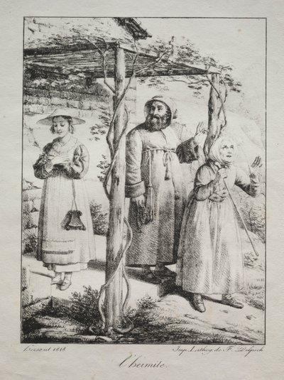 Der Einsiedler von Louis Hersent