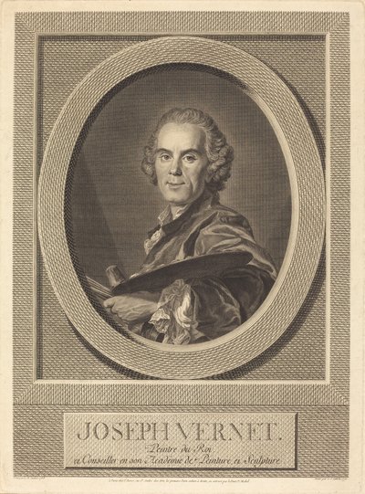 Joseph Vernet von Louis Jacques Cathelin after Louis Michel Van Loo