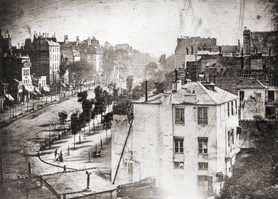 Boulevard du Temple von Daguerre von Louis Jacques Mande Daguerre