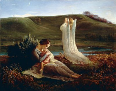 Frankreich, Lyon, Der Engel und die Mutter von Louis Janmot